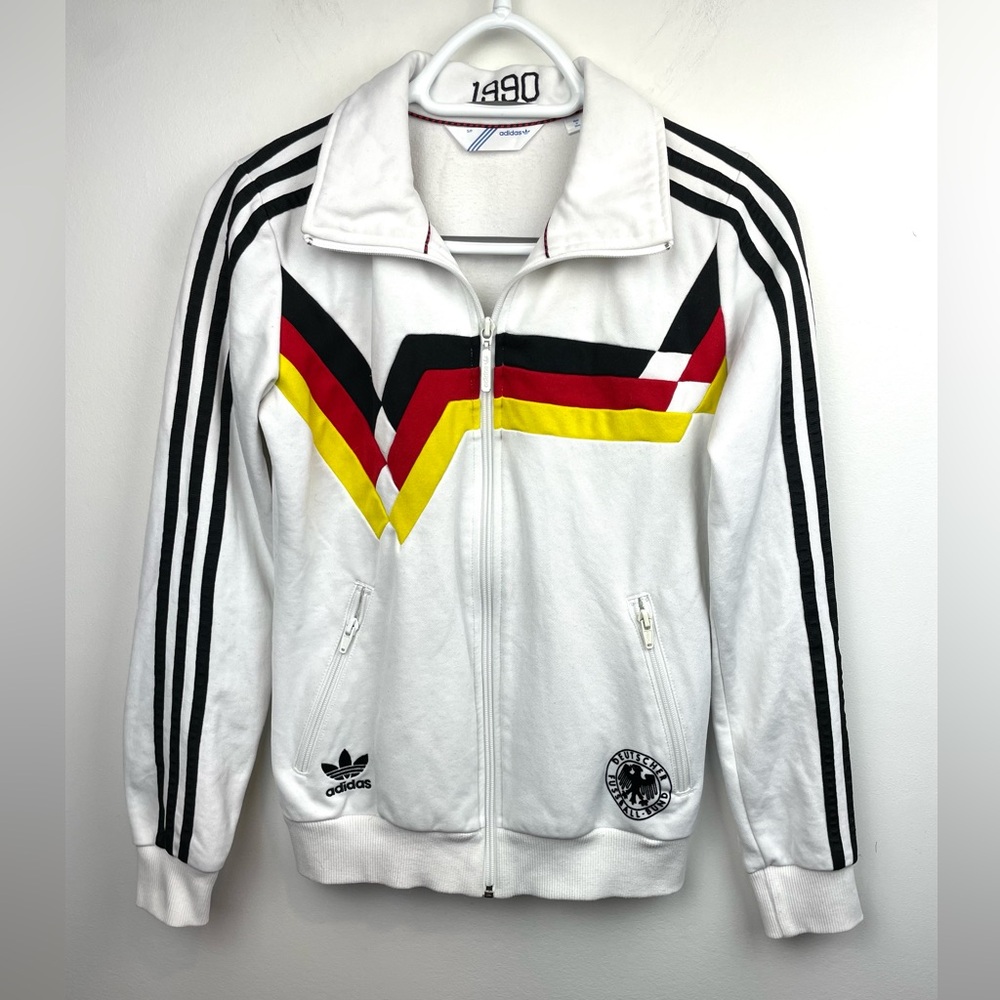 Adidas track jacket Deutschland fifa 1990 soccer retro womens S